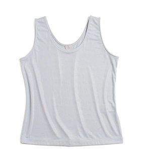 Chicos Travelers Silver Knit Tank Shimmer‎ Metallic (Chico's 3)